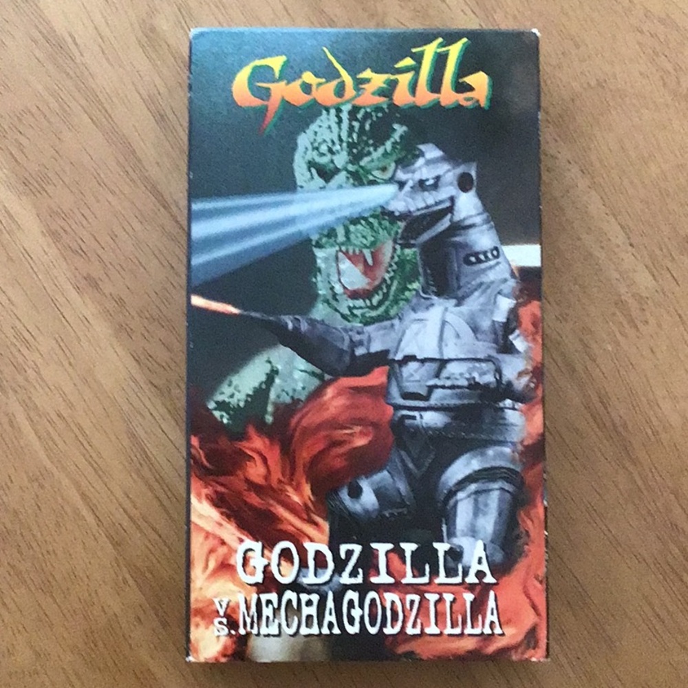 Godzilla vs mechagodzilla vhs